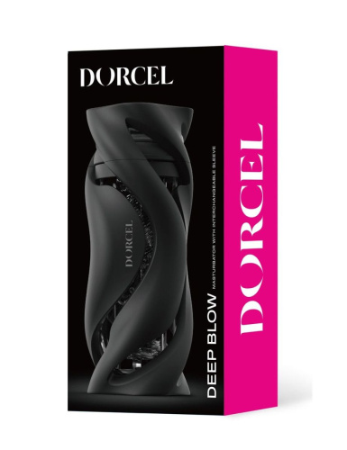 Dorcel Deep Blow - Мастурбатор, 20х8 см (чёрный)
